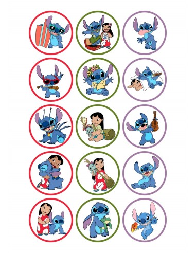 papel de azucar para galletas stitch