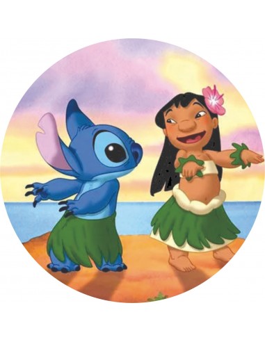 Papel de azúcar Lilo y Stitch