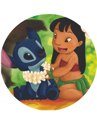 Papel de azúcar Lilo y Stitch