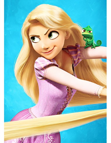 Papel de azúcar Rapunzel