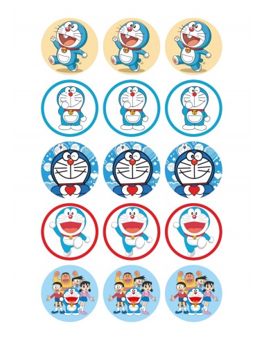 Papel de Azúcar Doraemon para Galletas